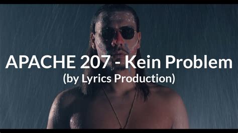 kein problem lyrics|The Meaning Behind The Song: Kein Problem by Apache 207.